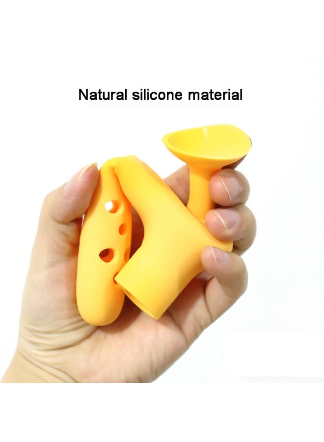 غطاء مقبض باب سيليكون مرن مع واقي جداري مدمج، يناسب أحجام مقابض متعددة، سهل التركيب، واقي مقبض باب مزخرف للمنزل والمكتب - Image 5